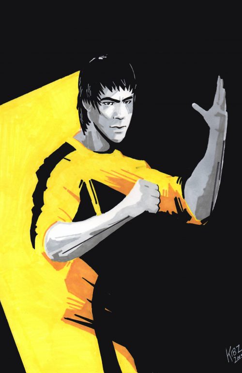 Bruce Lee A3 poster